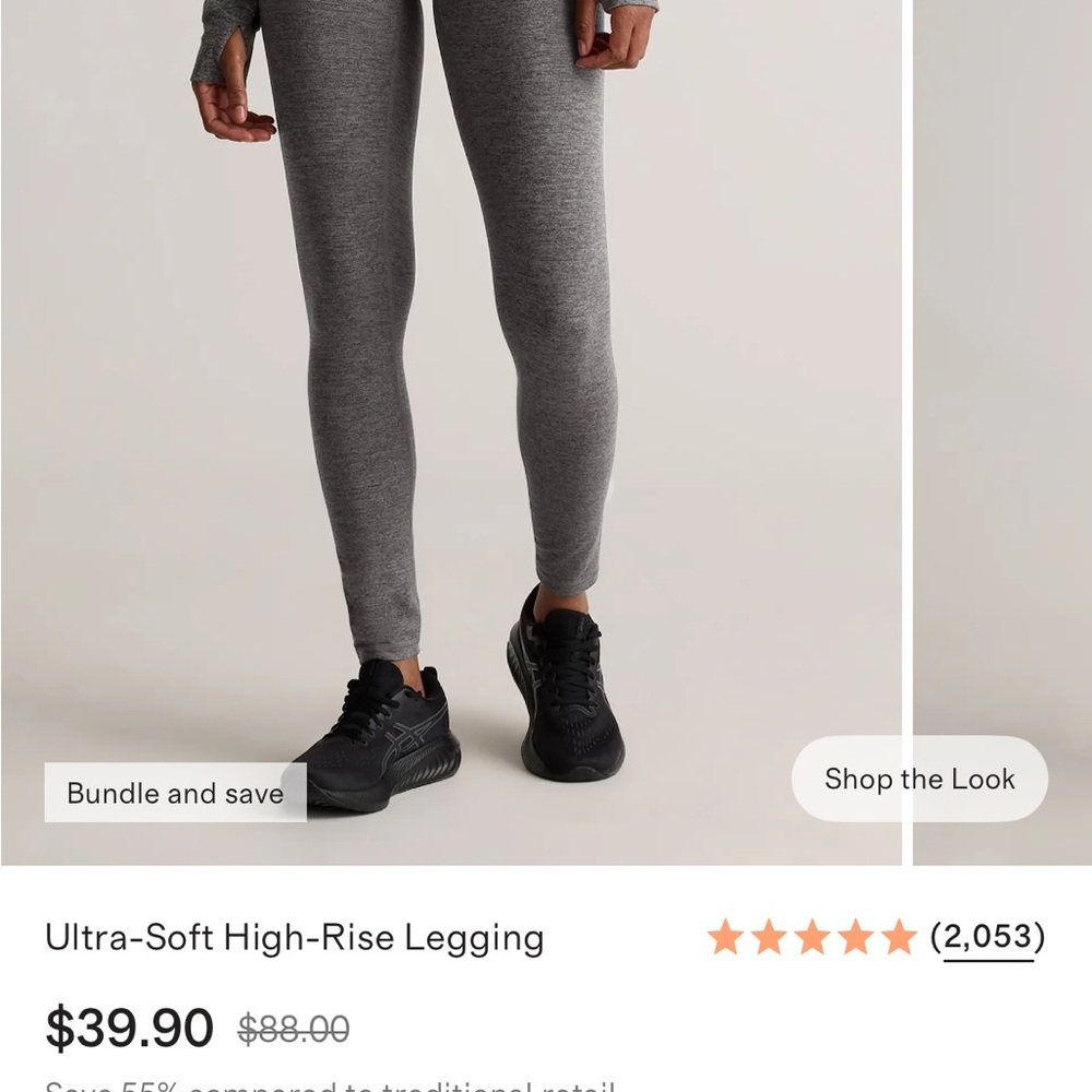 Quince Ultra-Soft High-Rise Leggings